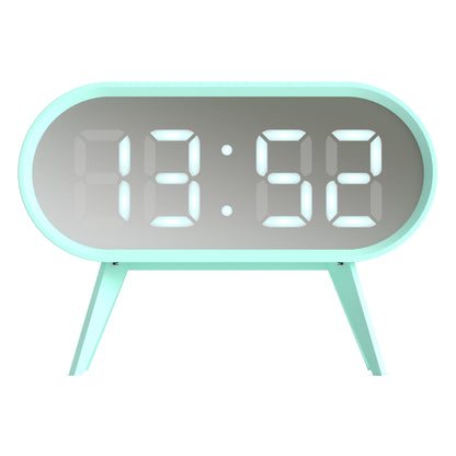 Space Hotel Cyborg Led Alarm Clock Blue