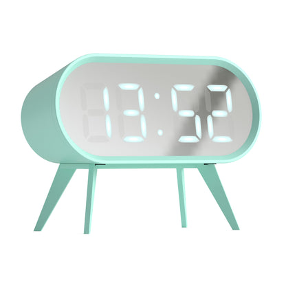 Space Hotel Cyborg Led Alarm Clock Blue