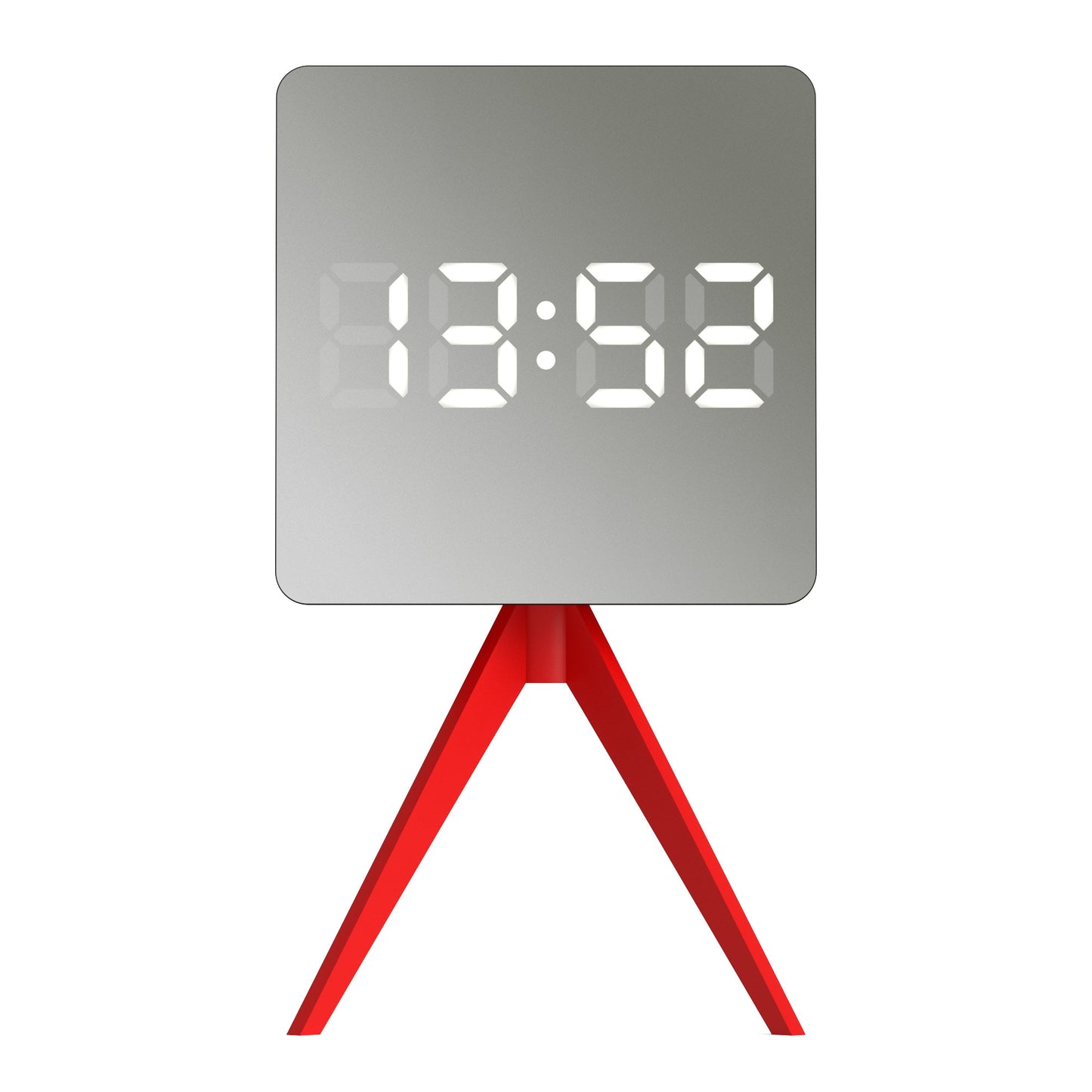 Space Hotel Droid Led Alarm Clock Red
