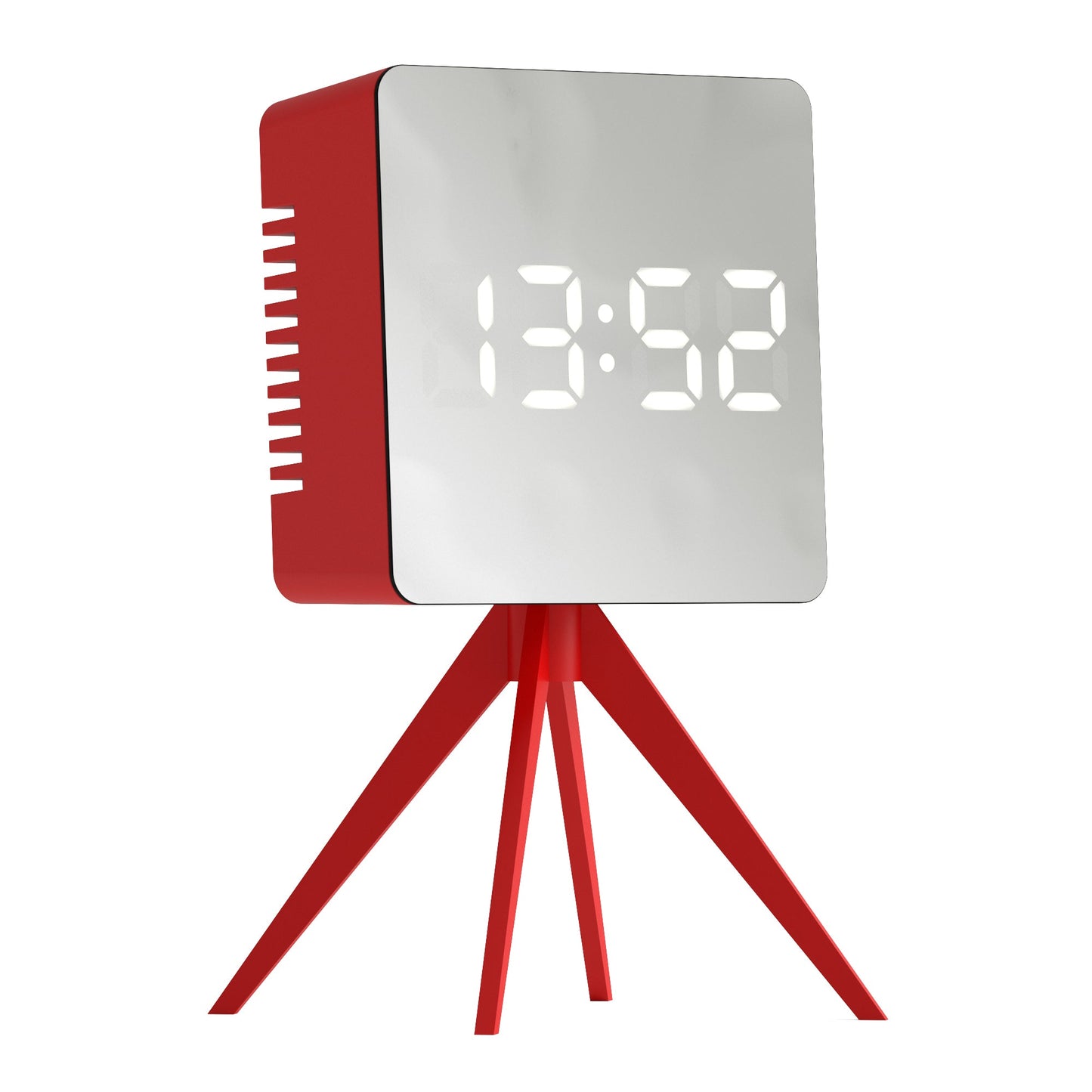 Space Hotel Droid Led Alarm Clock Red