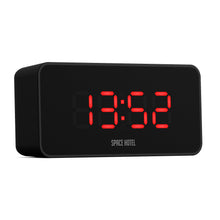 Space Hotel Hypertron Alarm Clock Black Case - Black Lens - Red Led