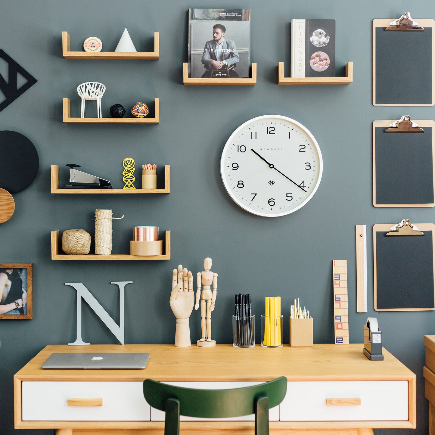 Number Three Echo Clock Silicone White