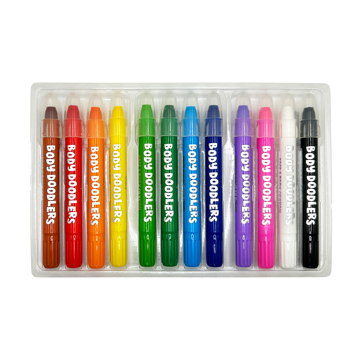 Ooly Body Doodlers Set of 12 Face & Body Crayons Stationary Art and craft for kids 6yrs+