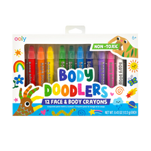 Ooly Body Doodlers Set of 12 Face & Body Crayons Stationary Art and craft for kids 6yrs+