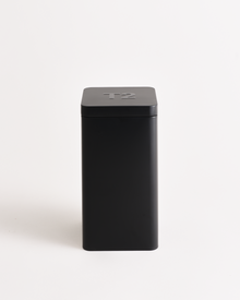 Square Tin Tall Black