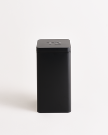 Square Tin Tall Black