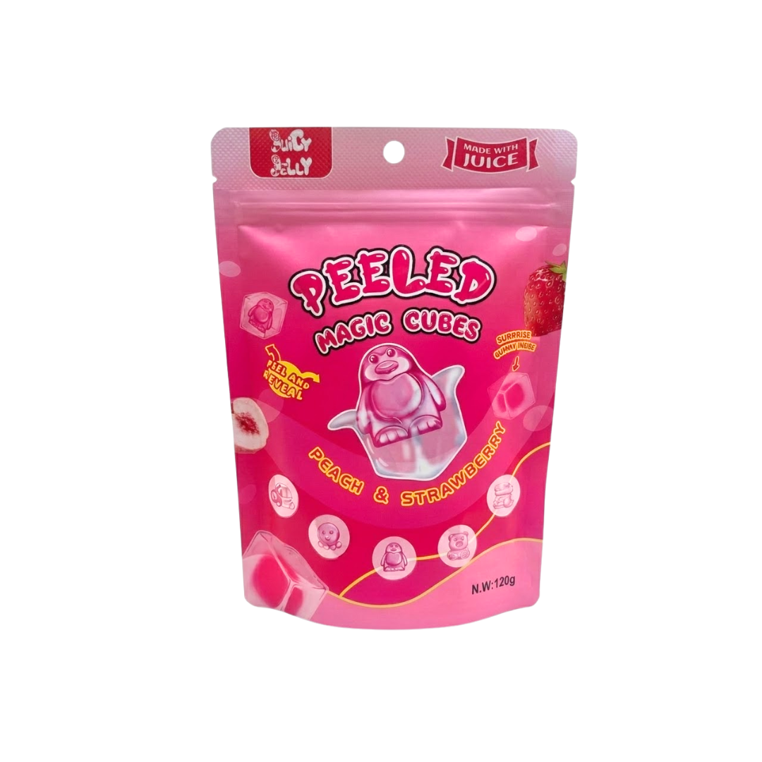 Peeled Magic Cubes Peach & Strawberry 120g