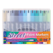 Acrylic Street Paint Markers for all surface Large Pack of 24 By Zart Stationary Art and craft for kids 3yrs+