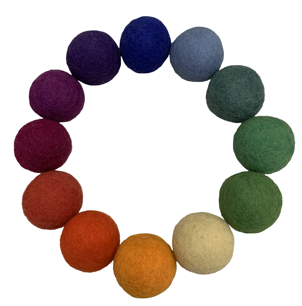 Papoose Felt Goethe Balls 5cm Pretend & Imaginative Play Toys 3yrs+