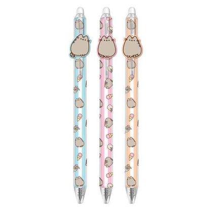 Pusheen Tropical Vacation Erasable Gel Pens 3 Colours Assorted-Individual