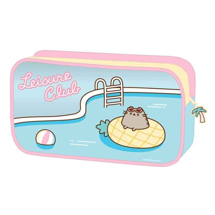 Pusheen Tropical Vacation "Leisure Club" Pencil Case