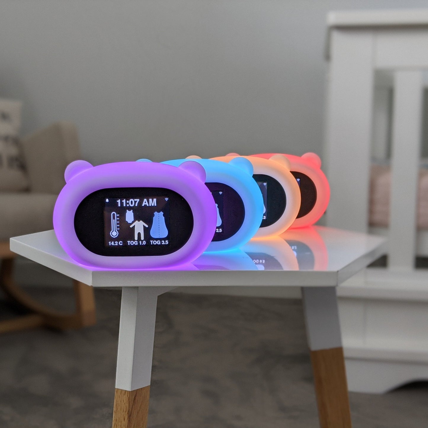 Baby Sleepwear Guide, Night Light and Thermometer
