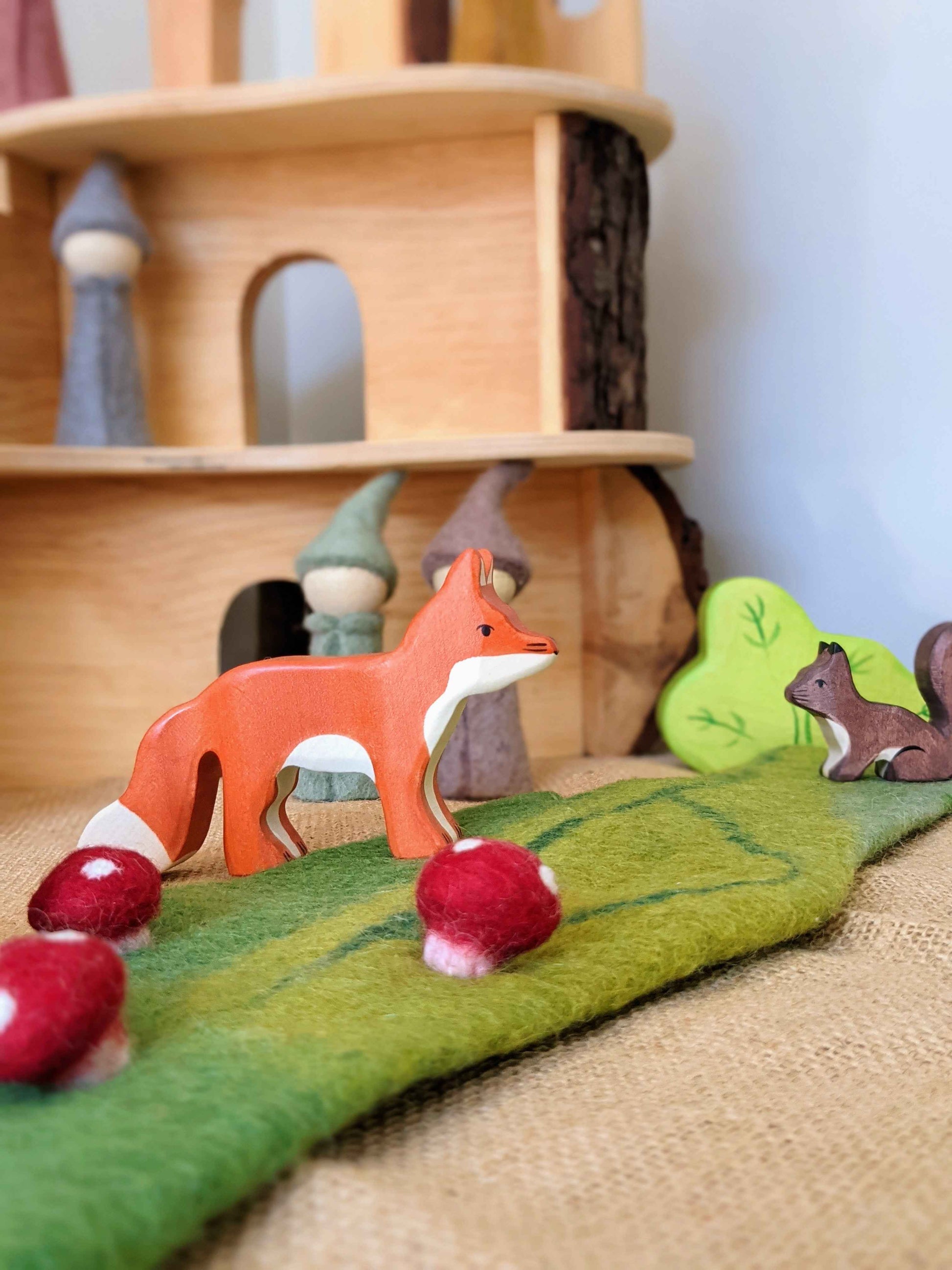 Papoose Felt Mossy Mat Pretend & Imaginative Play Toys 3yrs+