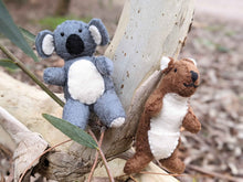 Pashom Felt Koala Small Pretend & Imaginative Play Toys Felt Animals Clearance 3yrs+