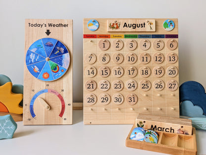 Treasures From Jennifer Calendar Rainbow Colour Early Math Games for Kids