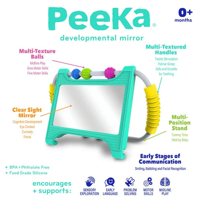 Peeka Sensory Development Mirror by Mobi Baby Sensory Toys Baby Gifts Idea Baby Toys 0m+