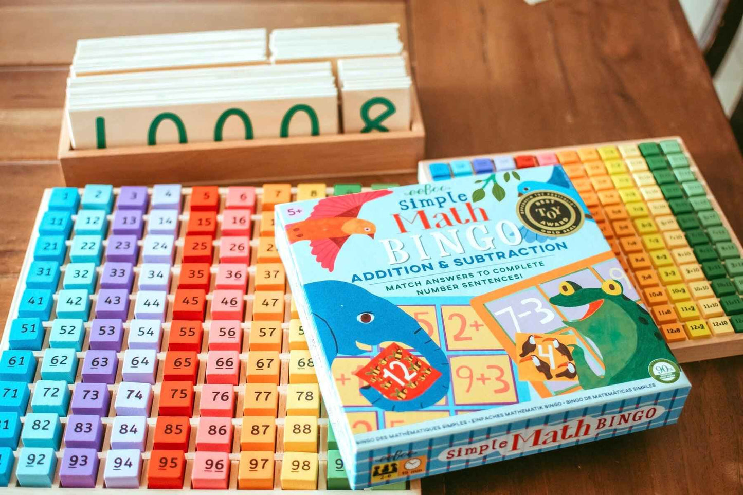 BigJigs Times Table Tray Multiplication Early Math Games for Kids STEM Cognitive Developmental Toys for Kids Best Seller 3yrs+