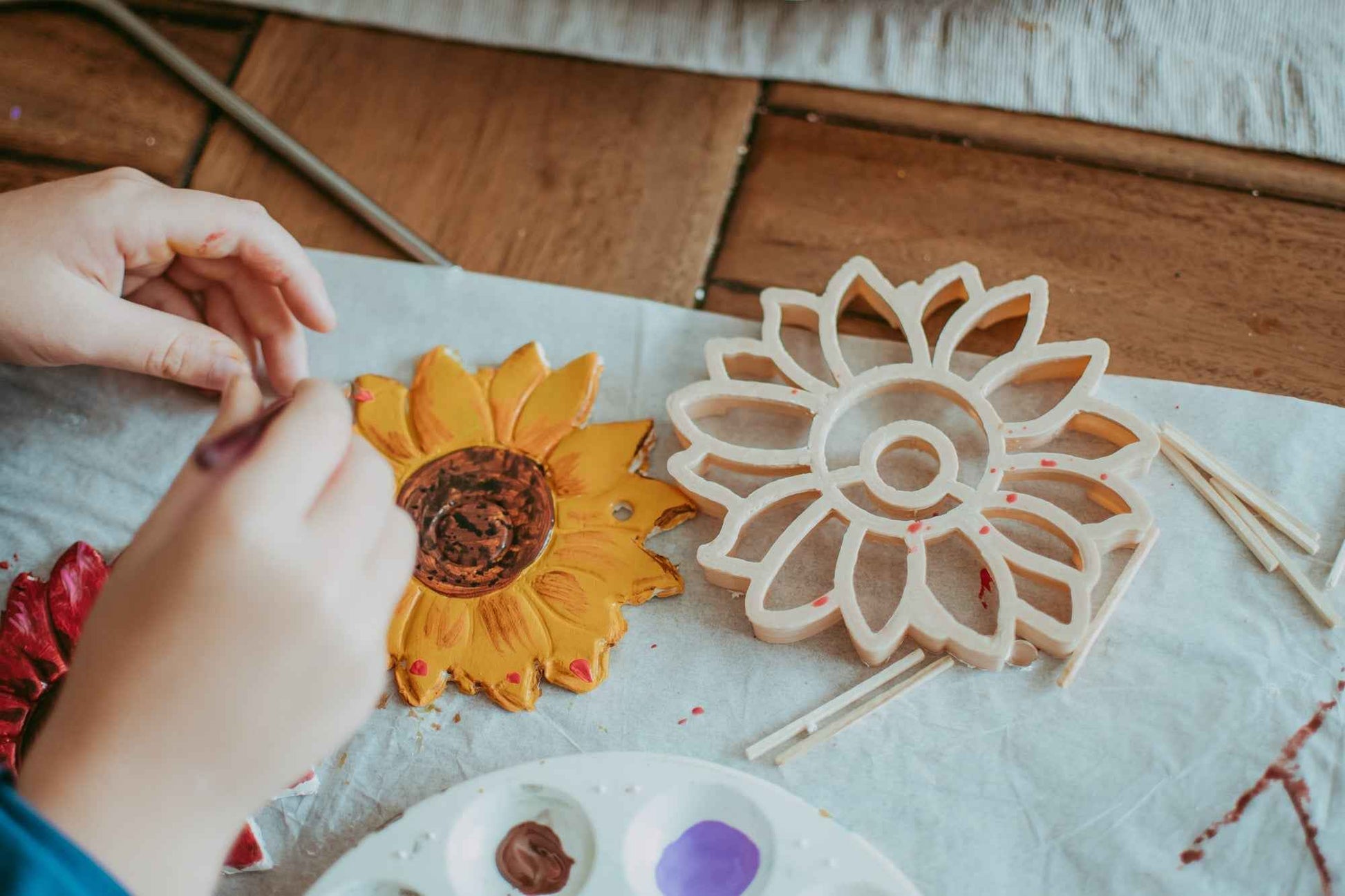 Kinfolk Pantry Sunflower Eco Cutter Playdough Toys Art and craft for kids 3yrs+
