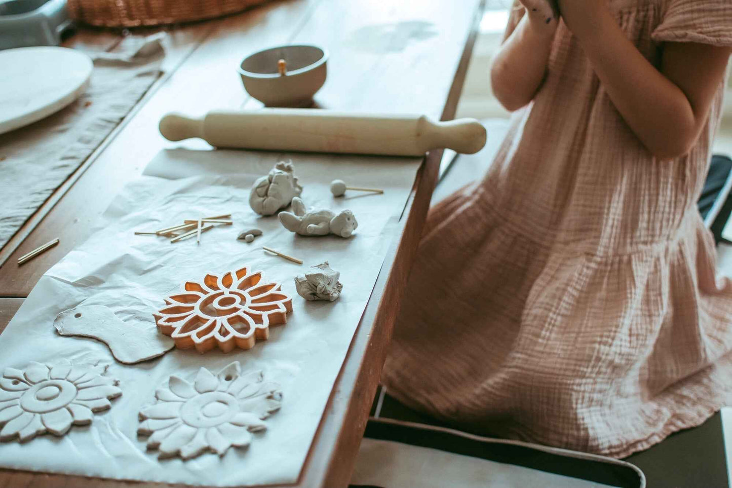 Kinfolk Pantry Sunflower Eco Cutter Playdough Toys Art and craft for kids 3yrs+