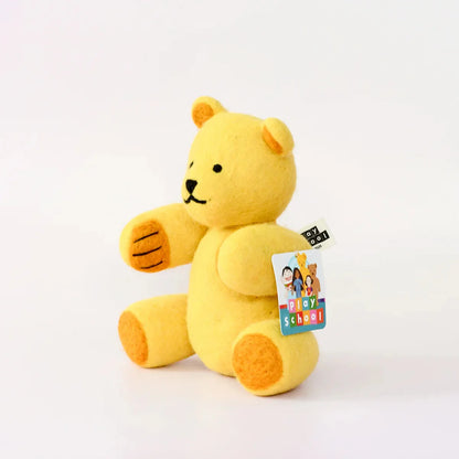 Tara Treasures Felt Big Ted 20cm Play School Pretend & Imaginative Play Toys 3yrs+