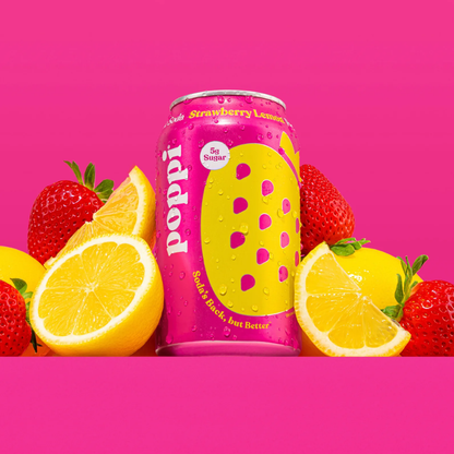 Poppi Strawberry Lemon 355ml