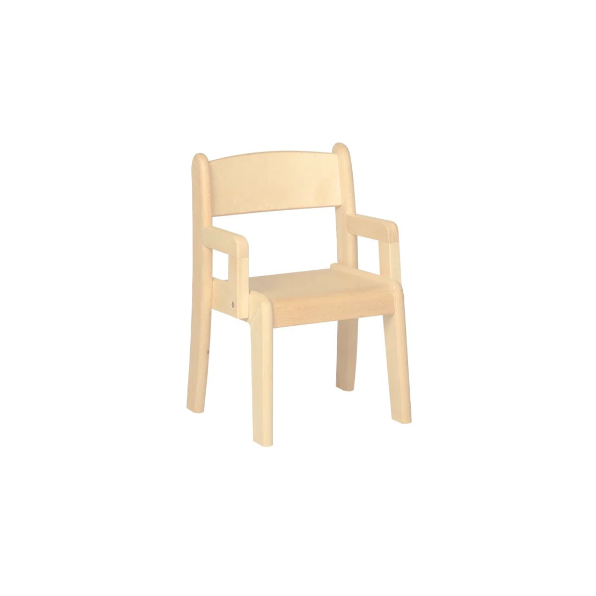 Montessori Kids Furniture My First CHAIR WITH ARM (6 - 30 months) Beechwood 22cm(H) Best Seller (Furniture Shipping)