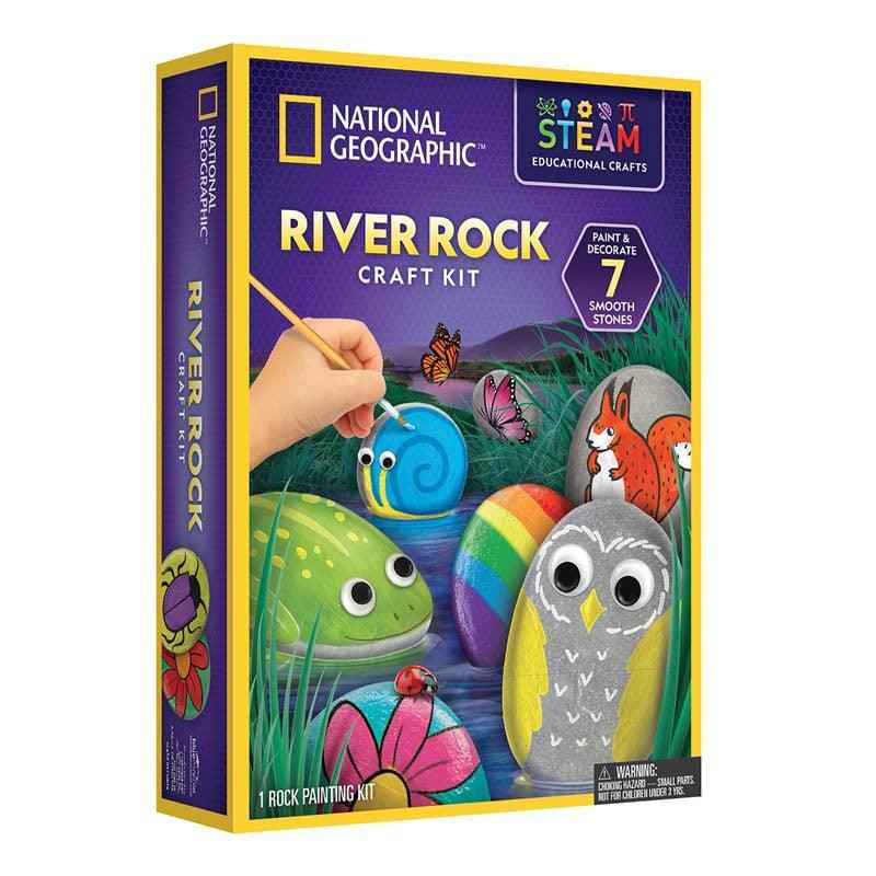 National Geographic River Rock Painting Activity Kit Art and craft for kids Early Science STEM Toys 8yrs+
