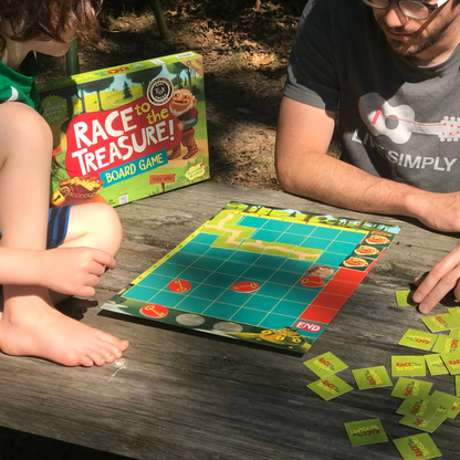 Race To The Treasure Board Game By Peaceable Kingdom STEM Strategy Games 5yrs+