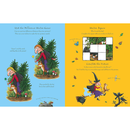 Room on the Broom Sticker Activity Book with 400 Stickers (Paperback) by Julia Donaldson Travel Toys The Classic Children's Book