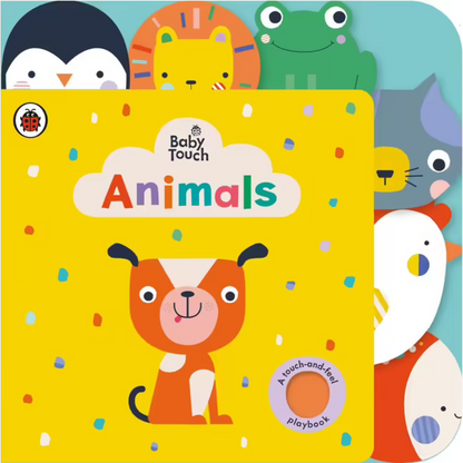 Baby Touch Animals Tab Book (Board Book) by Lemon Ribbon Studio Baby Gifts Idea Interactive Kids Book