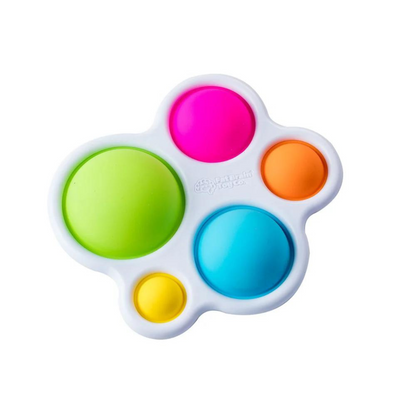 Fat Brain Toys Dimpl Pop it Travel Fidget Toys Sensory Toys for Baby Gifts Idea Best Seller 10m+
