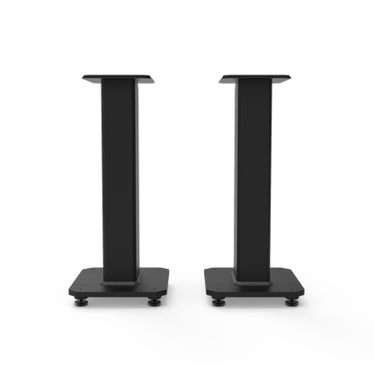 Kanto SX22 22" Tall Fillable Speaker Stands with Isolation Feet - Pair, Black
