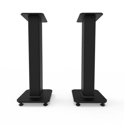 Kanto SX26 26" Tall Fillable Speaker Stands with Isolation Feet - Pair, Black