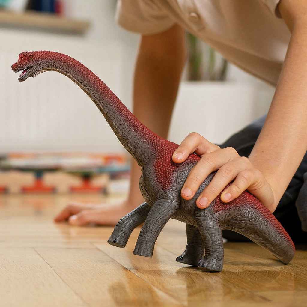 Schleich Brachiosaurus Red Extra Large Figurine Dinosaur Collection Animal Figurines 3yrs+
