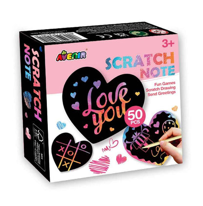 Avenir Scratch Notes Book 50pc Art and craft for kids Best Seller 3yrs+