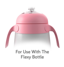 Nanobébé Silicone Bottle Handles - 2-Pack - Gen 2 Color White