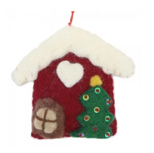 Pashom Felt Christmas Tree Decor - Felt House with Tree Pretend & Imaginative Play Toys Christmas Range 3yrs+
