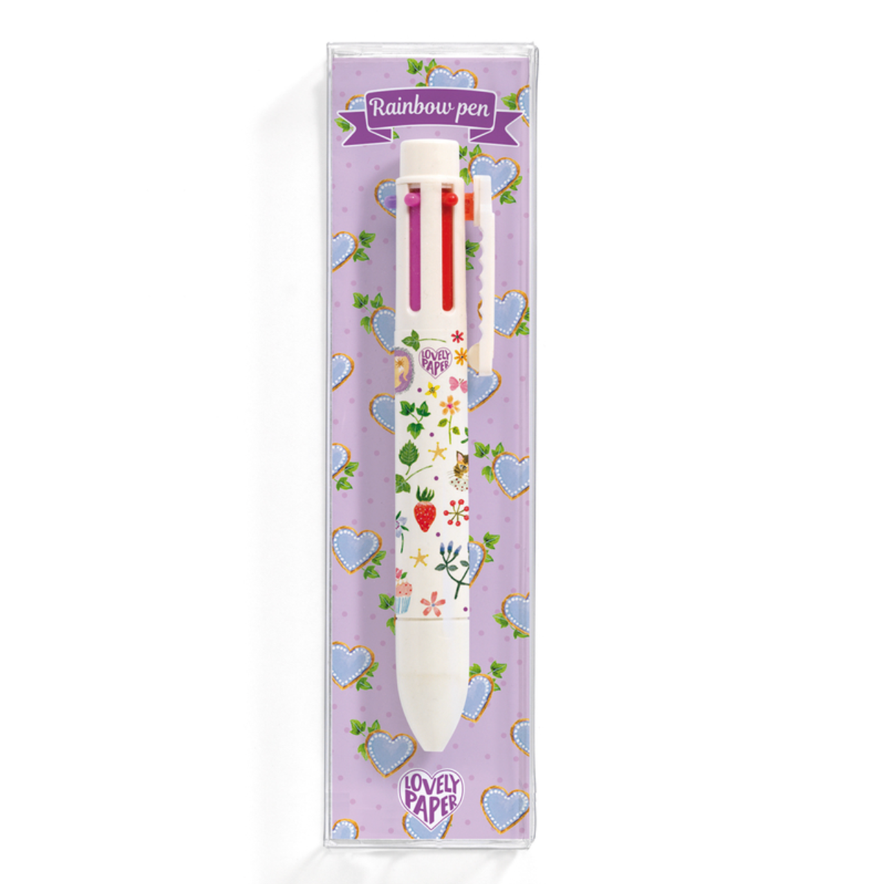 Multicolor Rainbow Pen 6 Colours by Djeco Stationary Art and craft for kids 3yrs+