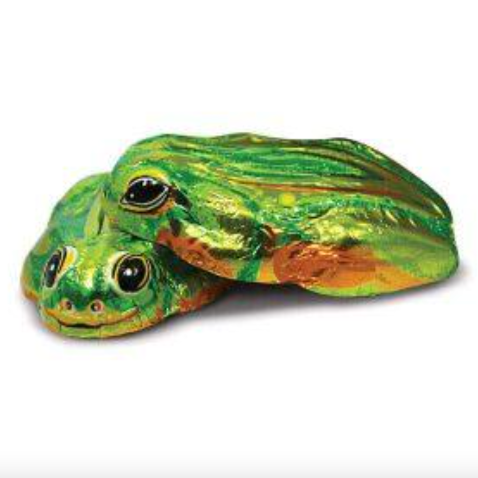 Milk Chocolate Green Tree Frog - Tub of 100