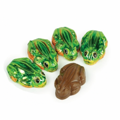 Milk Chocolate Green Tree Frog - Tub of 100