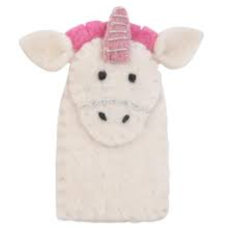 Pashom Felt Unicorn Finger Puppet Each Pretend & Imaginative Play Toys 3yrs+