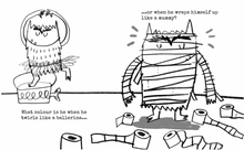 The Colour Monster: A Colour Activity Book  (Paperback) Art and Craft for Kids 3yrs+