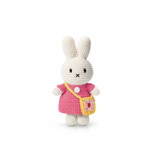 Miffy Handmade and her Pink Dress and Flowerbag 25cm