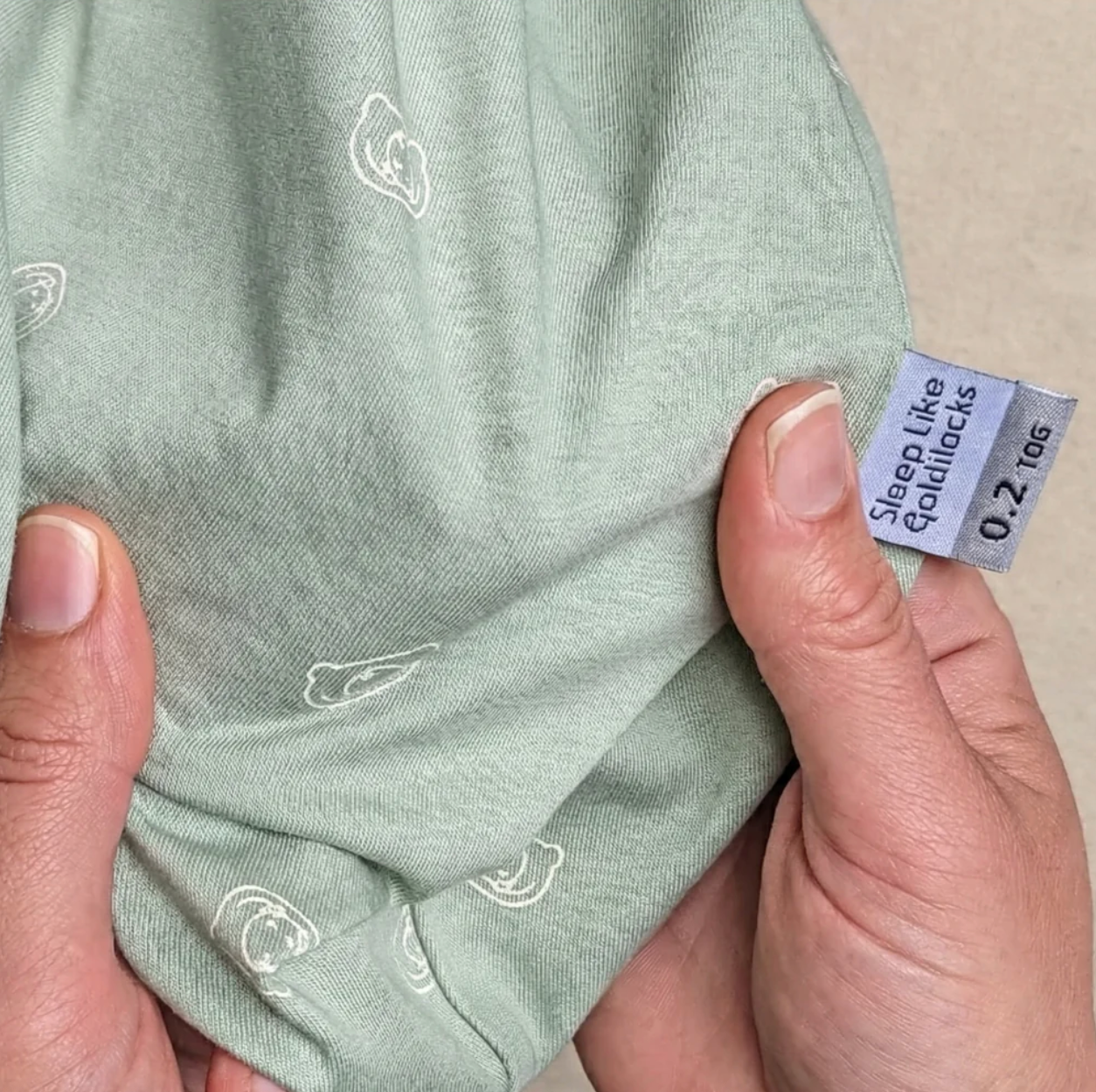 Swaddle Sleep Sack 0.2 TOG Organic Cotton Jersey | Sleep Like Goldilocks