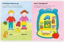 Starting School Sticker Book with over 100 Stickers (Paperback) by Felicity Brooks Activity Book