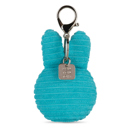 Miffy & Friends Miffy Flat Keychain ECO Corduroy Teal 10 cm