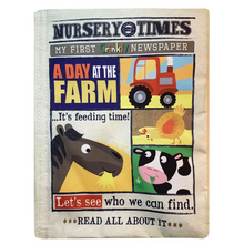 Nursery Times Crinkly Newspaper Farm Animals Rhymes by Jo & Nic's Crinkly Cloth Book Farm Theme 3m+