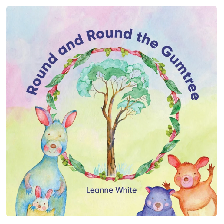 Round and Round the Gumtree (Paperback) by Leanne White Aussie Baby Play Books Australian Author