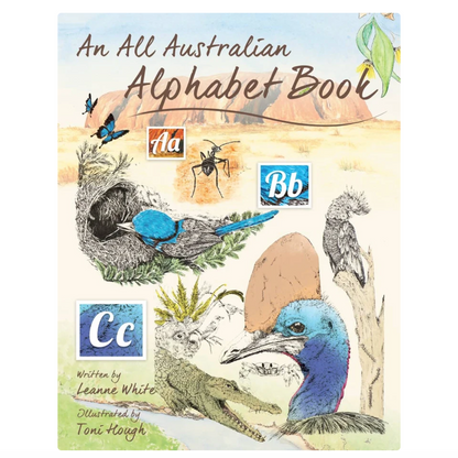 An All Australian Alphabet Book (Paperback) by Leanna White Early Literacy for Kids Australian Author