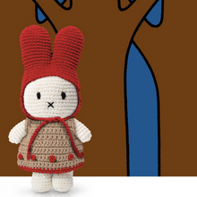 Miffy Handmade and her Roses Dress and Red Hat 25cm